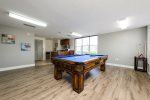 Pool table in the condominium for any time enjoyment